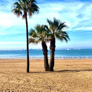 Primera Linea Playa Valdelagrana Vistas Al Mar Apartamento El Puerto de Santa María